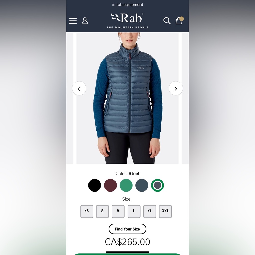 RAB Microlight Vest